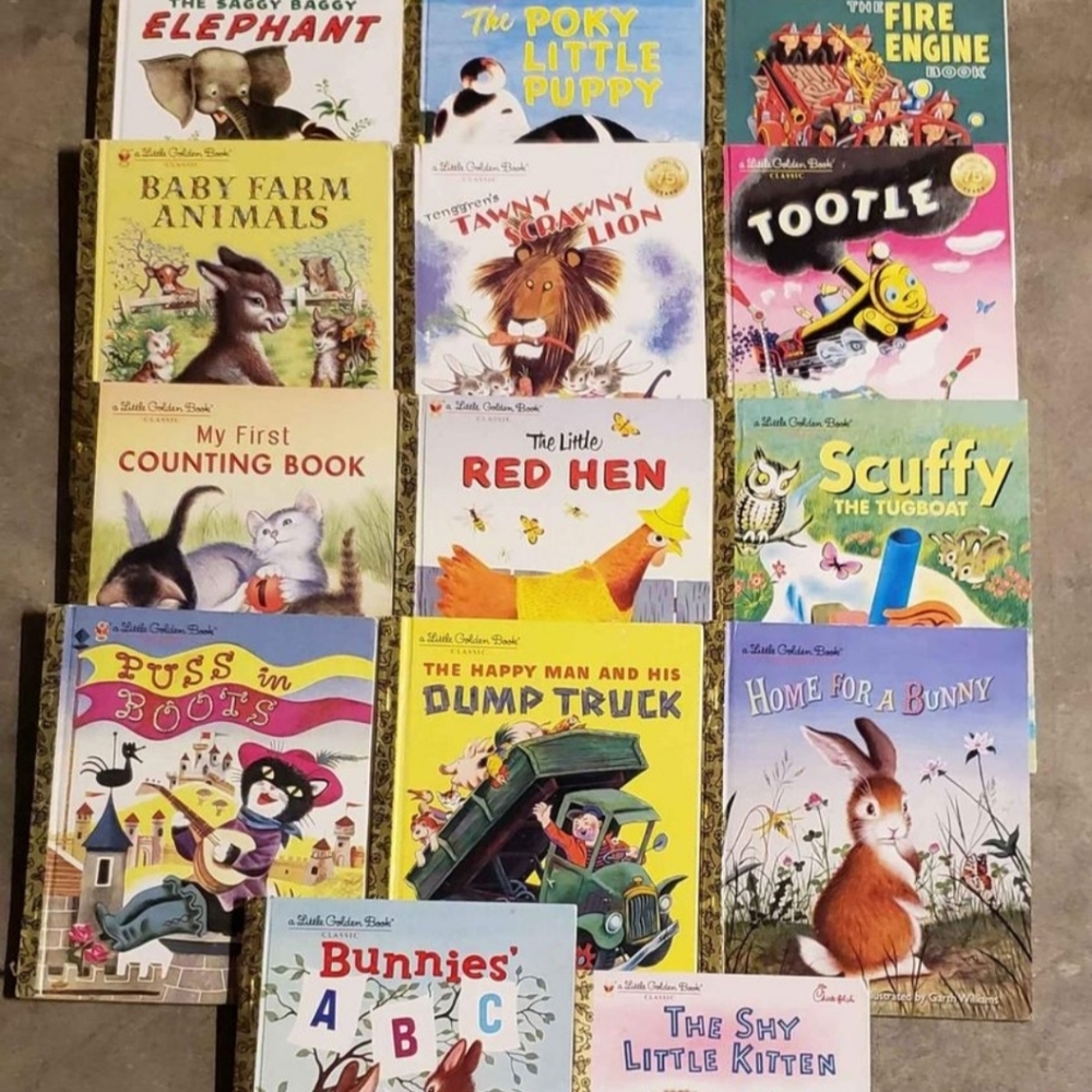 Lot of 14 Little Golden Books Classics